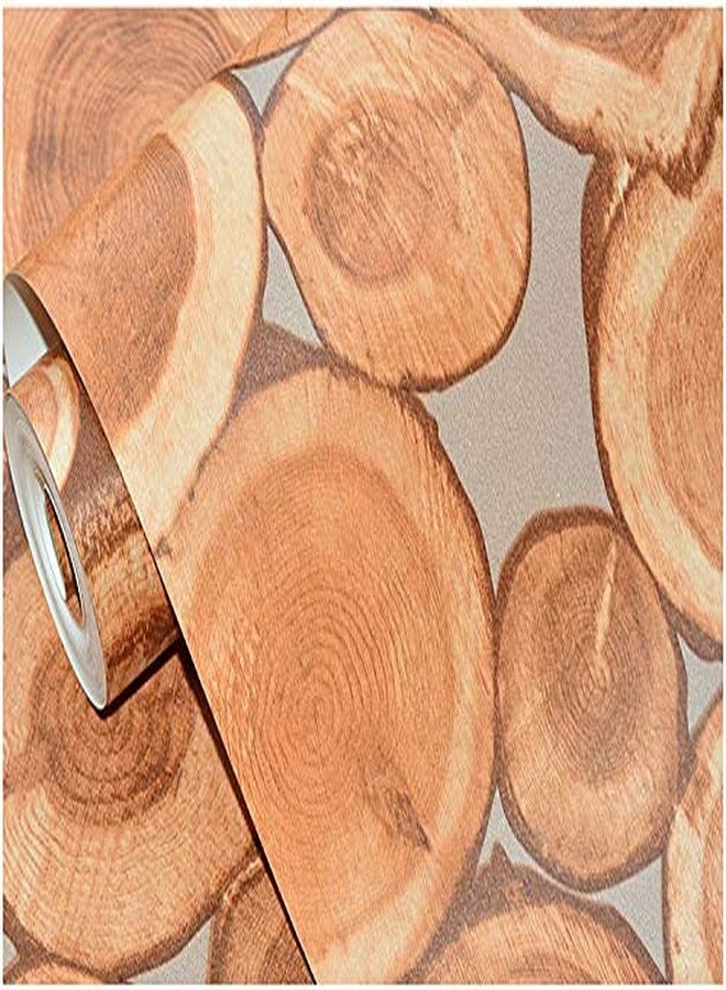 Eurotex Wood Design Wallpaper for Covering Living Room, Bedroom Walls (PVC, Size 21" inch X 33ft, Roll- 57sqft, Color Wooden Blocks) - Image 5